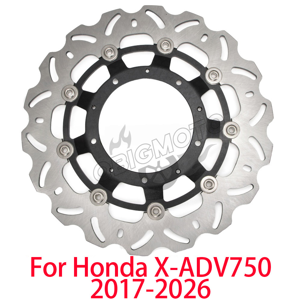 Brake Rotor - X-ADV 750 2026年モデル用 フロントブレーキディスクローター（ホンダ X-ADV750、XADV750、XADV-750対応）。2025年、2024年、2023年、2022年、2021年、2020年、2019年～2017年モデルにも対応。