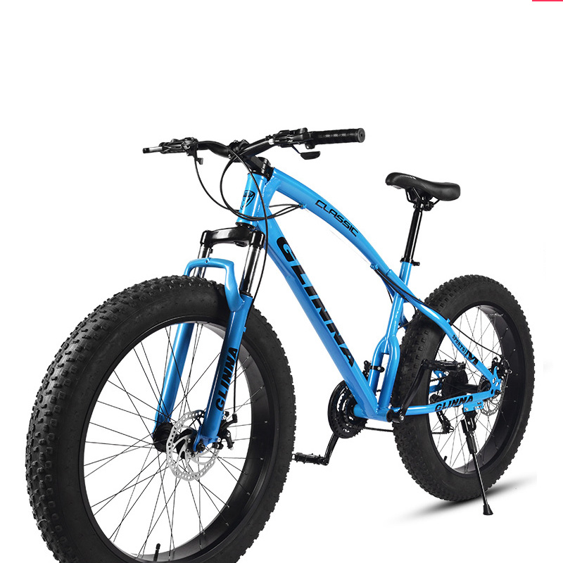 Brake Disc Motorcycle - フルサスペンション26インチホイール4.0ファットバイクビッグタイヤサイクルスノーMTBマウンテンバイクビーチサイクリングファットバイクスノーバイク（男性用）