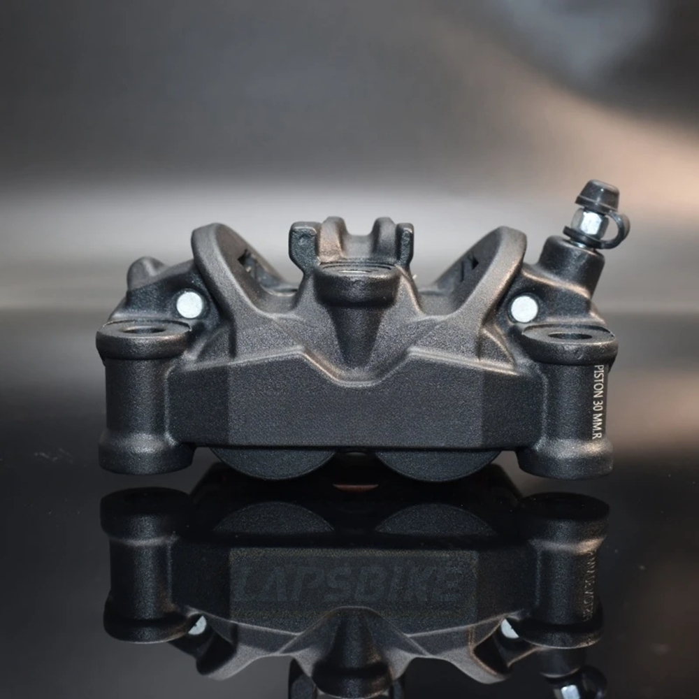 ユニバーサル CNC鍛造 4ピストン 100mm マウントピ - Forged Front Brake Caliper 4 Piston のレビューと価格
