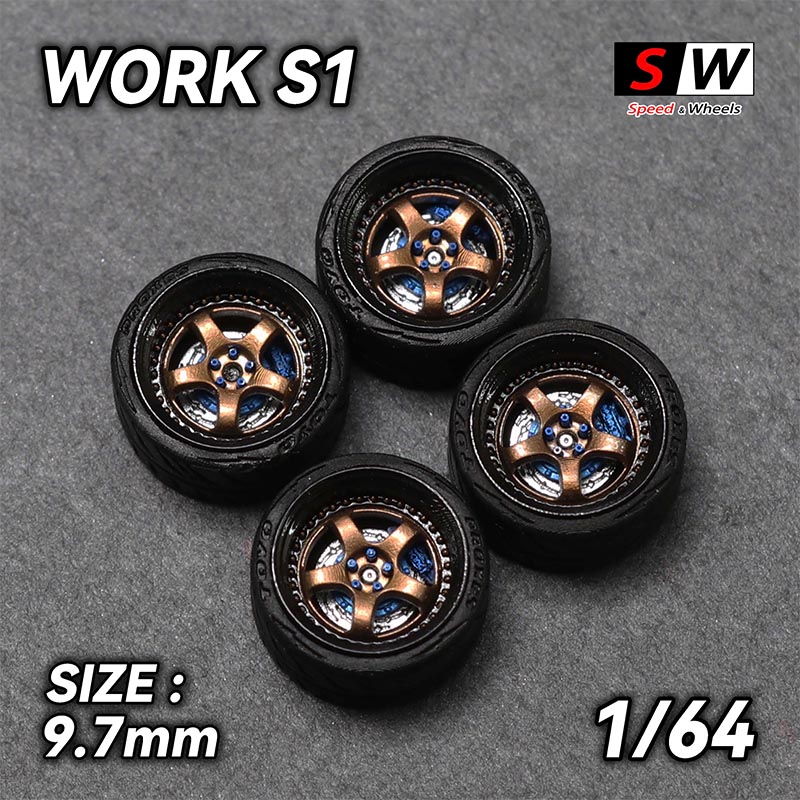 SW 1/64work S1 カーモデル改造用ホイールハブ（ - Brake Caliper のレビューと価格