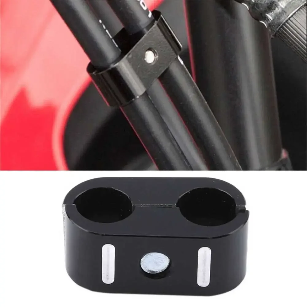 オートバイのブレーキケーブルガイド,油圧式黒いアルミニウムポ - Motorcycle Brake Cable のレビューと価格