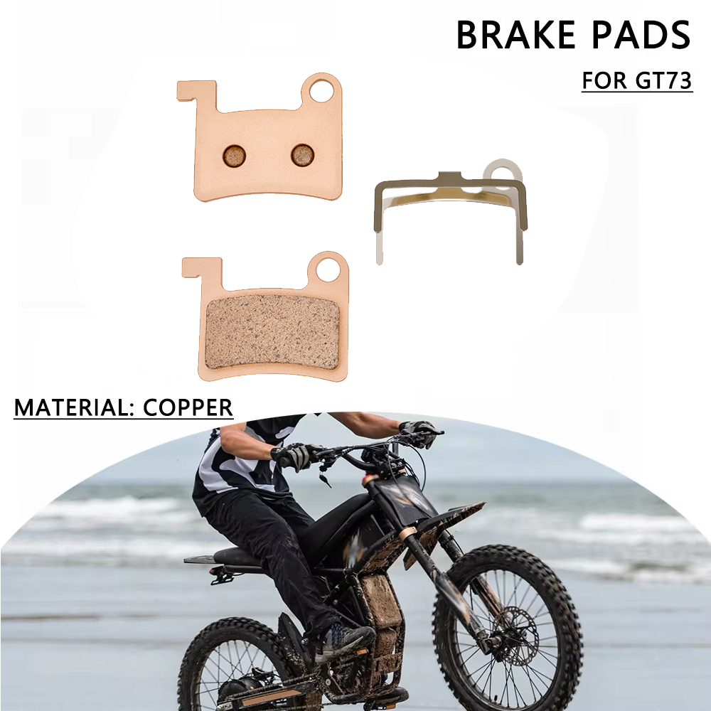 ディスクブレーキパッド焼結金属フロントリアブレーキディスク銅 - Brake Pads Bike のレビューと価格